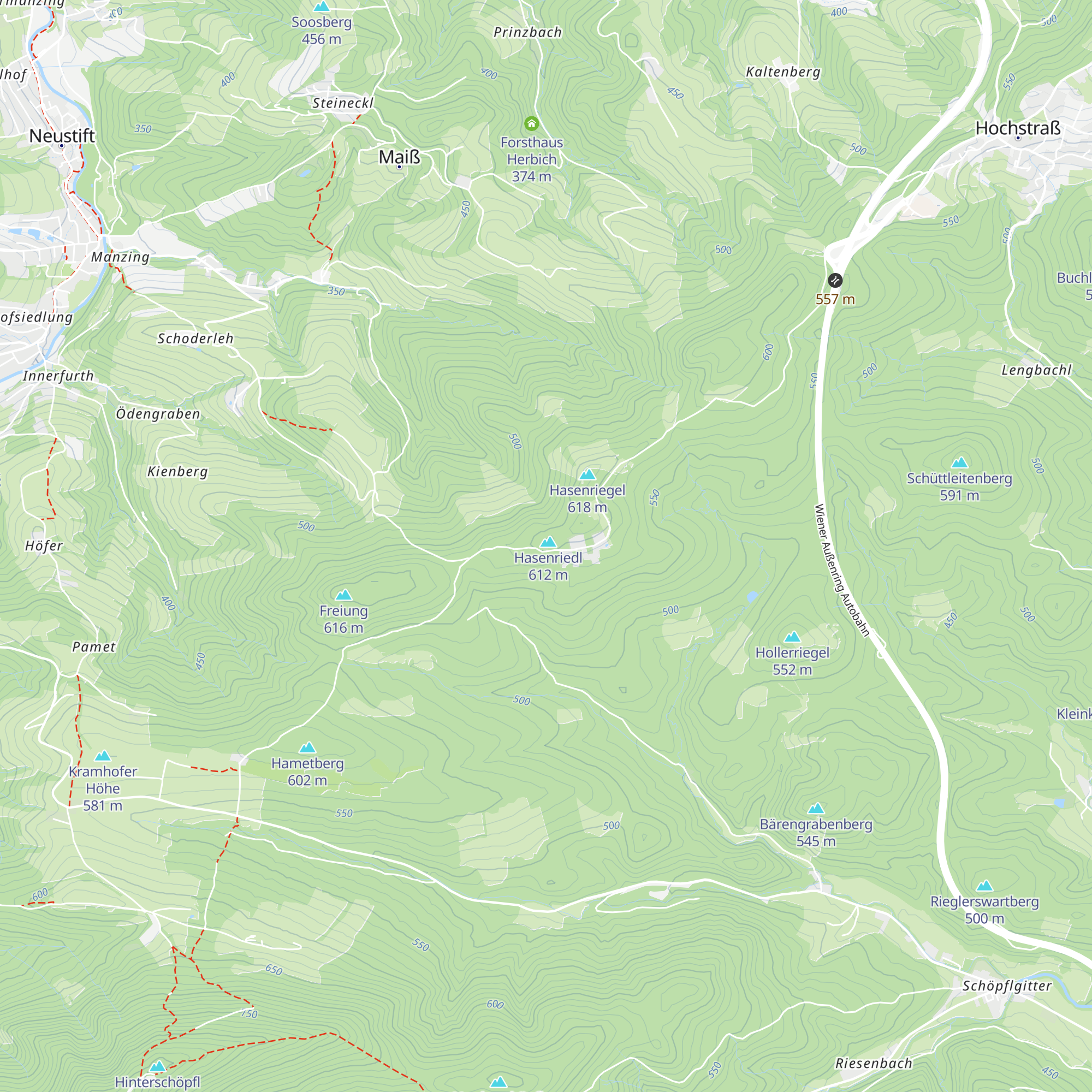 Falkensteiner Hütte map