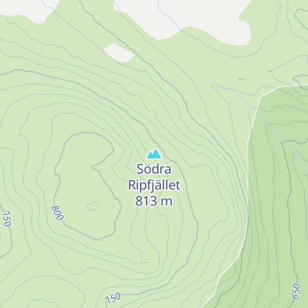 Map of Södra Ripfjället