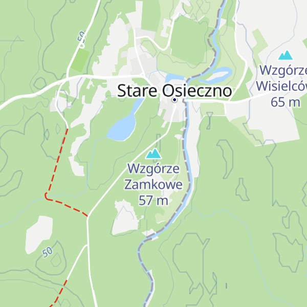 Map of Wzgórze Zamkowe