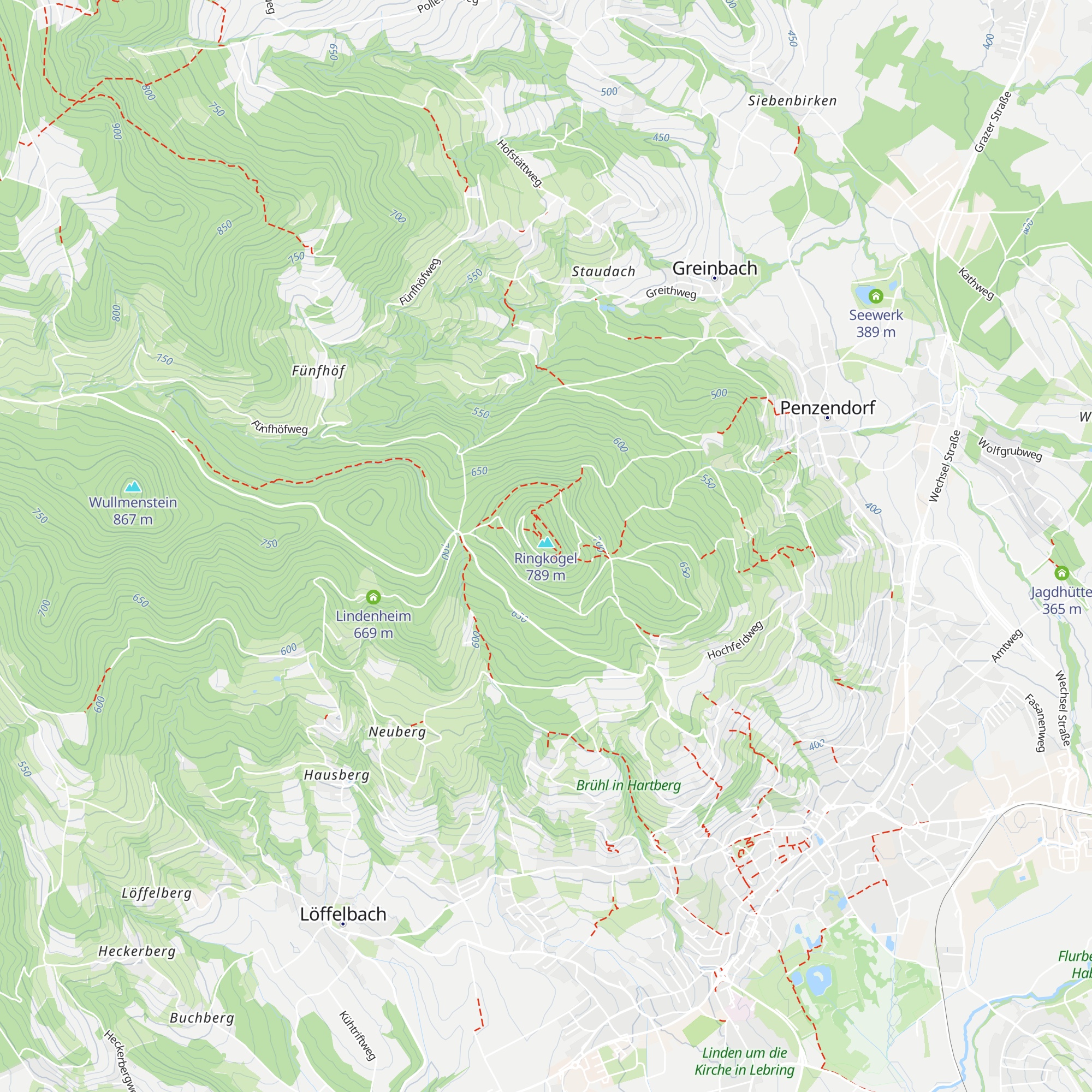 Ringwarte Rast map
