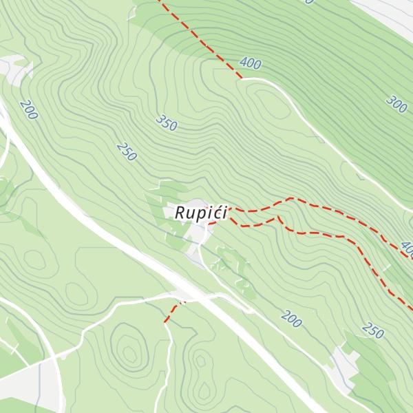 Map of Ćićo