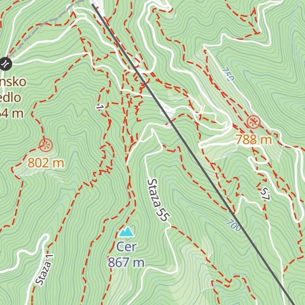 Map of Pomoćni objekt sanatorija