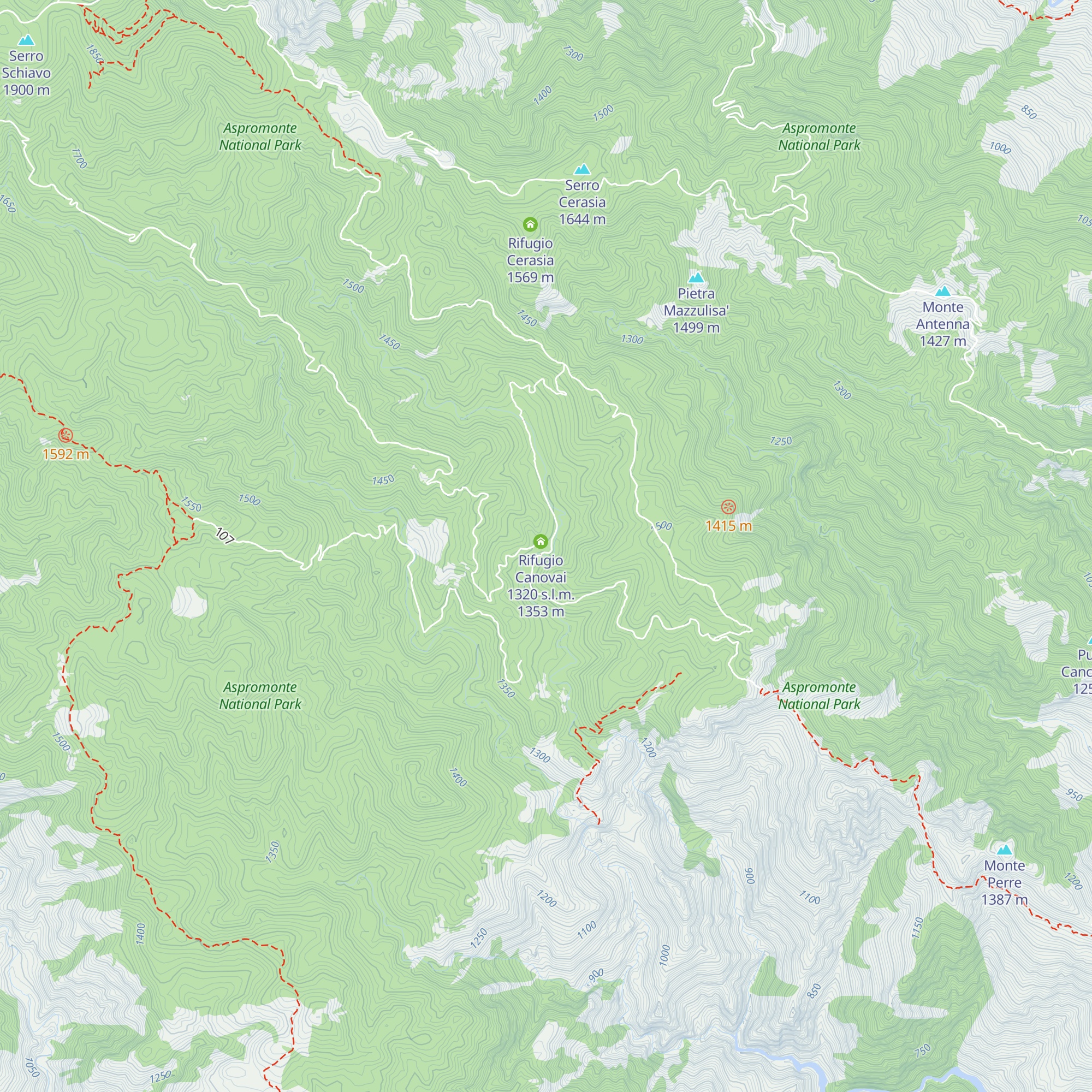 Rifugio Ferraina map