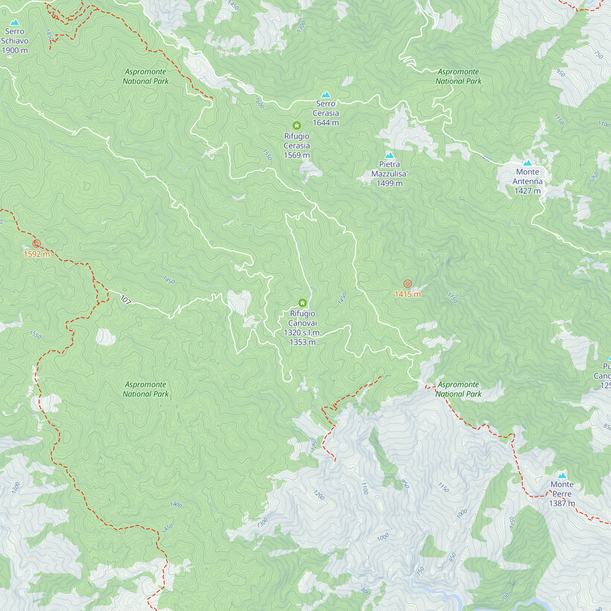 Rifugio Ferraina map