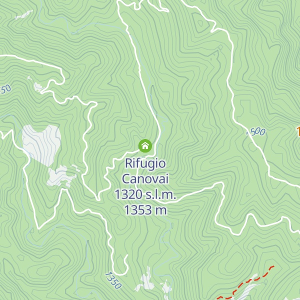 Map of Rifugio Ferraina