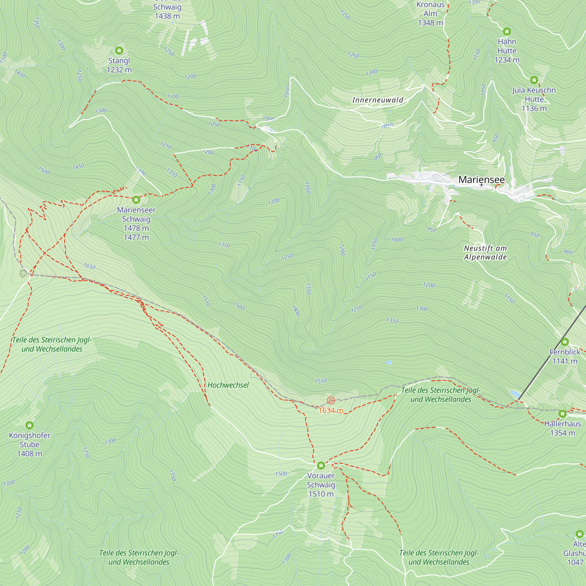 Hermannshütte (Jagdhütte) map