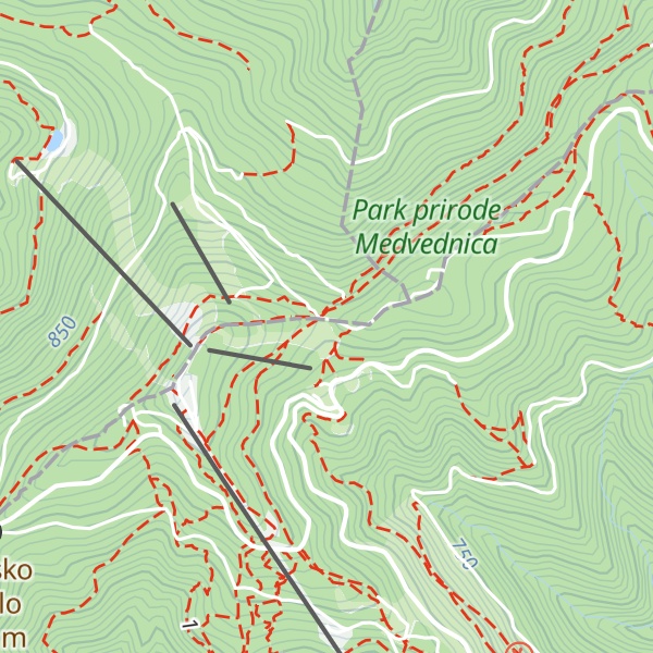 Map of Planinarska kuća Junac