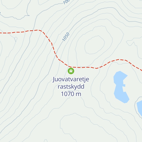 Map of Juovatvaretje rastskydd