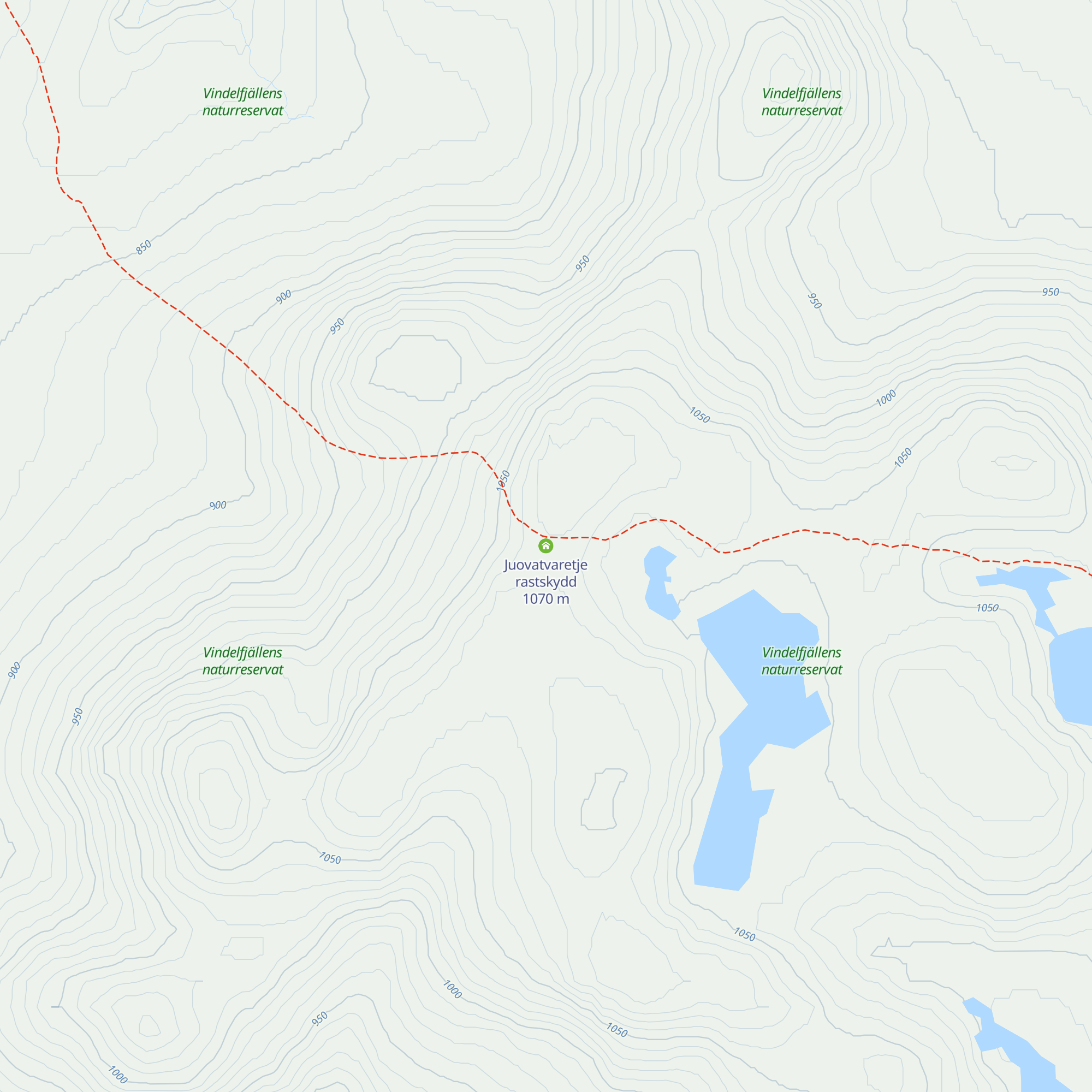 Juovatvaretje rastskydd map