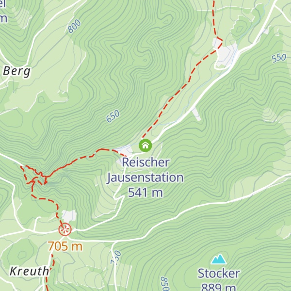 Map of Reischer Jausenstation