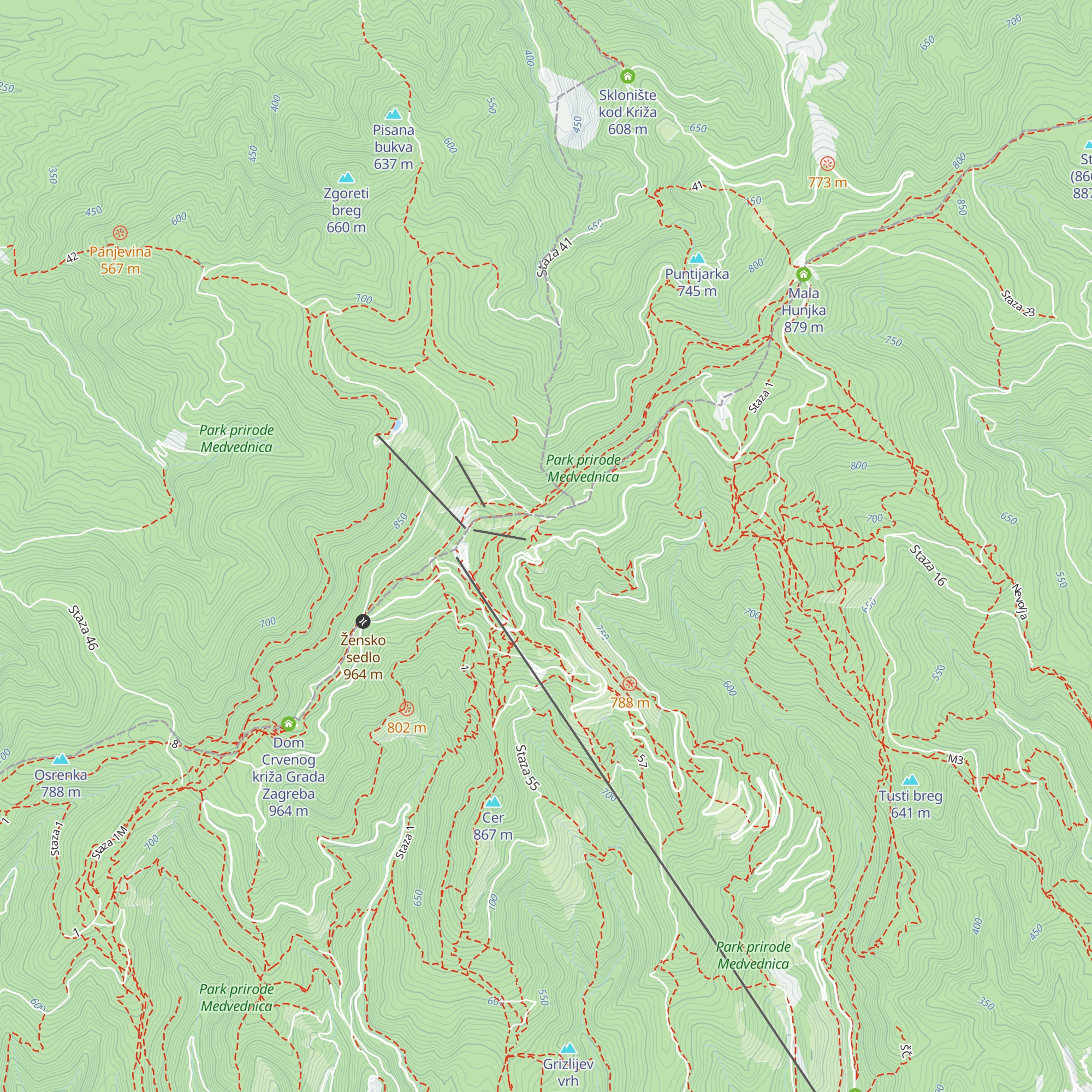 Dom Željezničara map