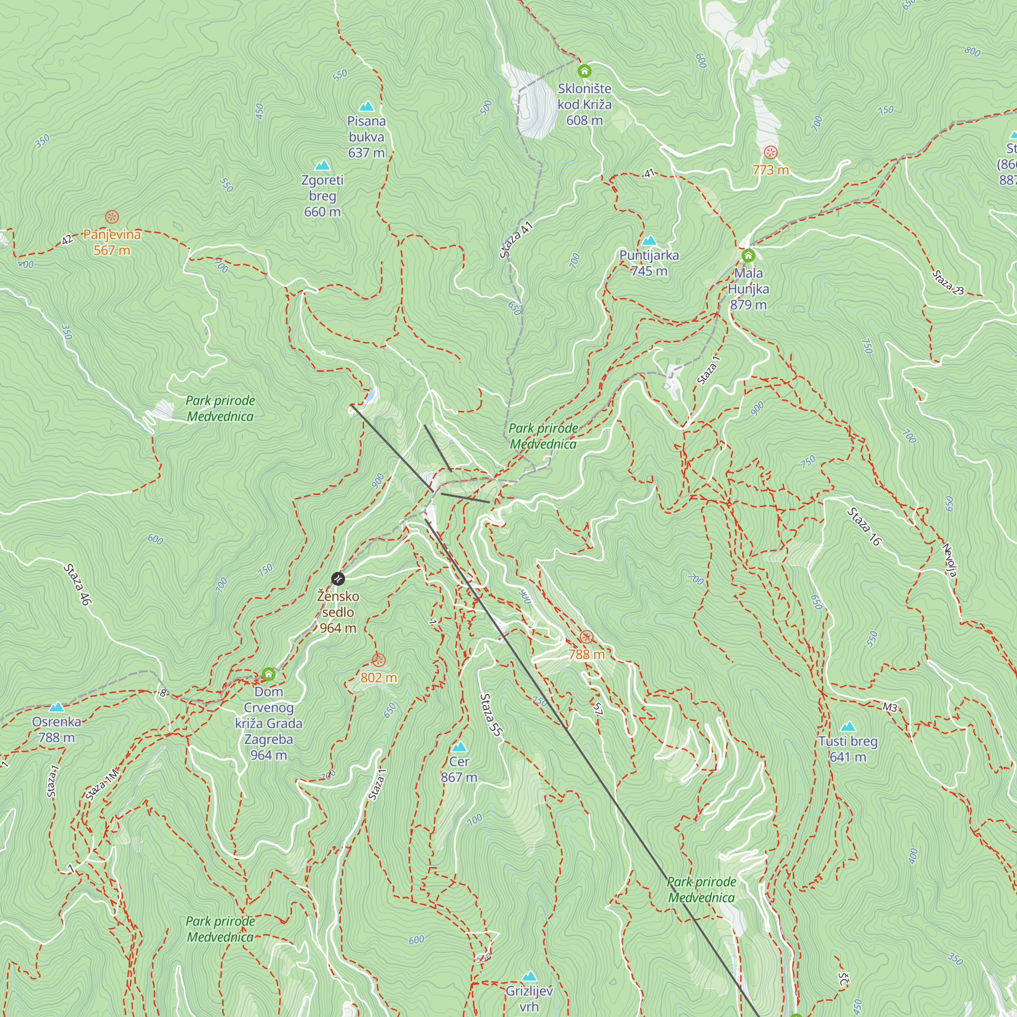 Dom Željezničara map