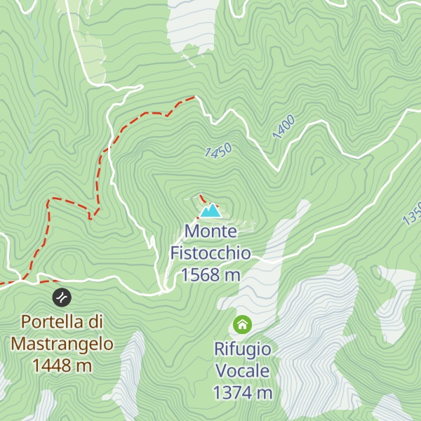 Map of Monte Fistocchio
