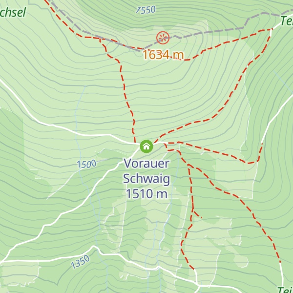 Map of Vorauer Schwaig