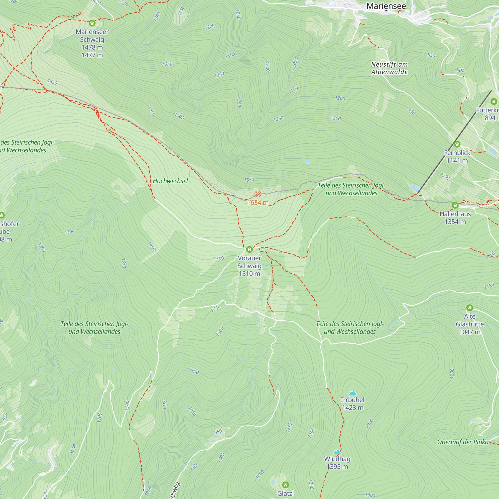 Vorauer Schwaig map
