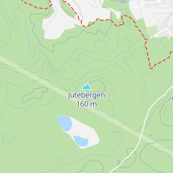 Map of Jutebergen