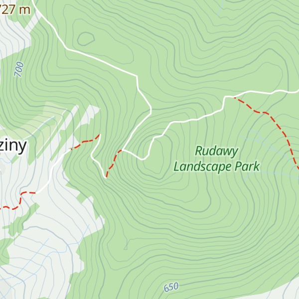 Map of Wielka Kopa