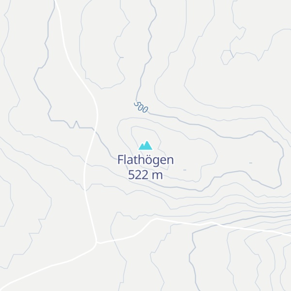 Map of Flathögen