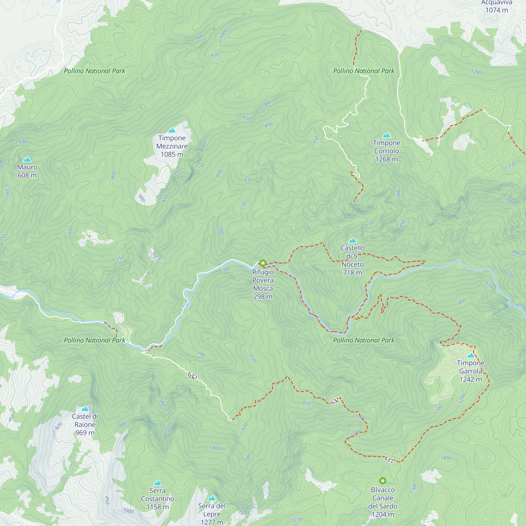 Rifugio Povera Mosca map