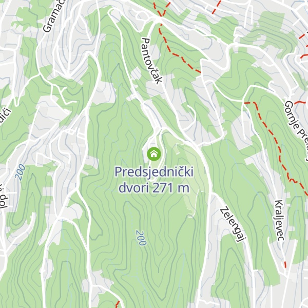 Map of Predsjednički dvori