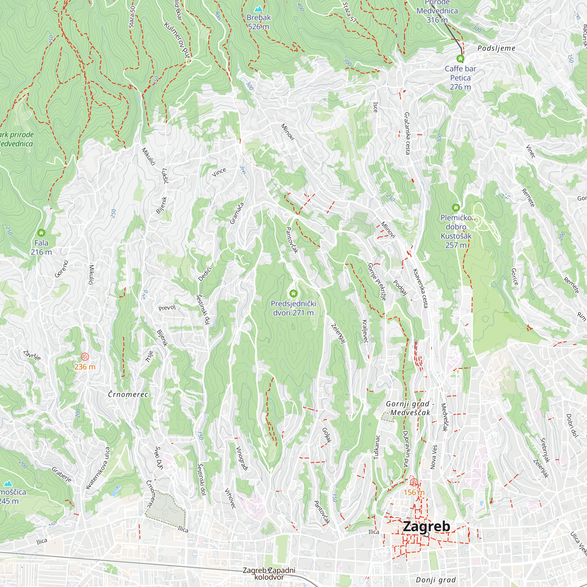 Predsjednički dvori map