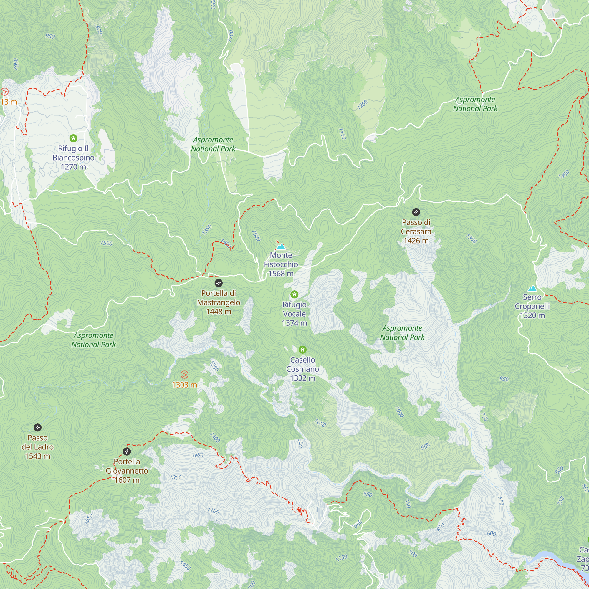 Rifugio Vocale map