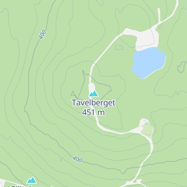 Map of Tavelberget