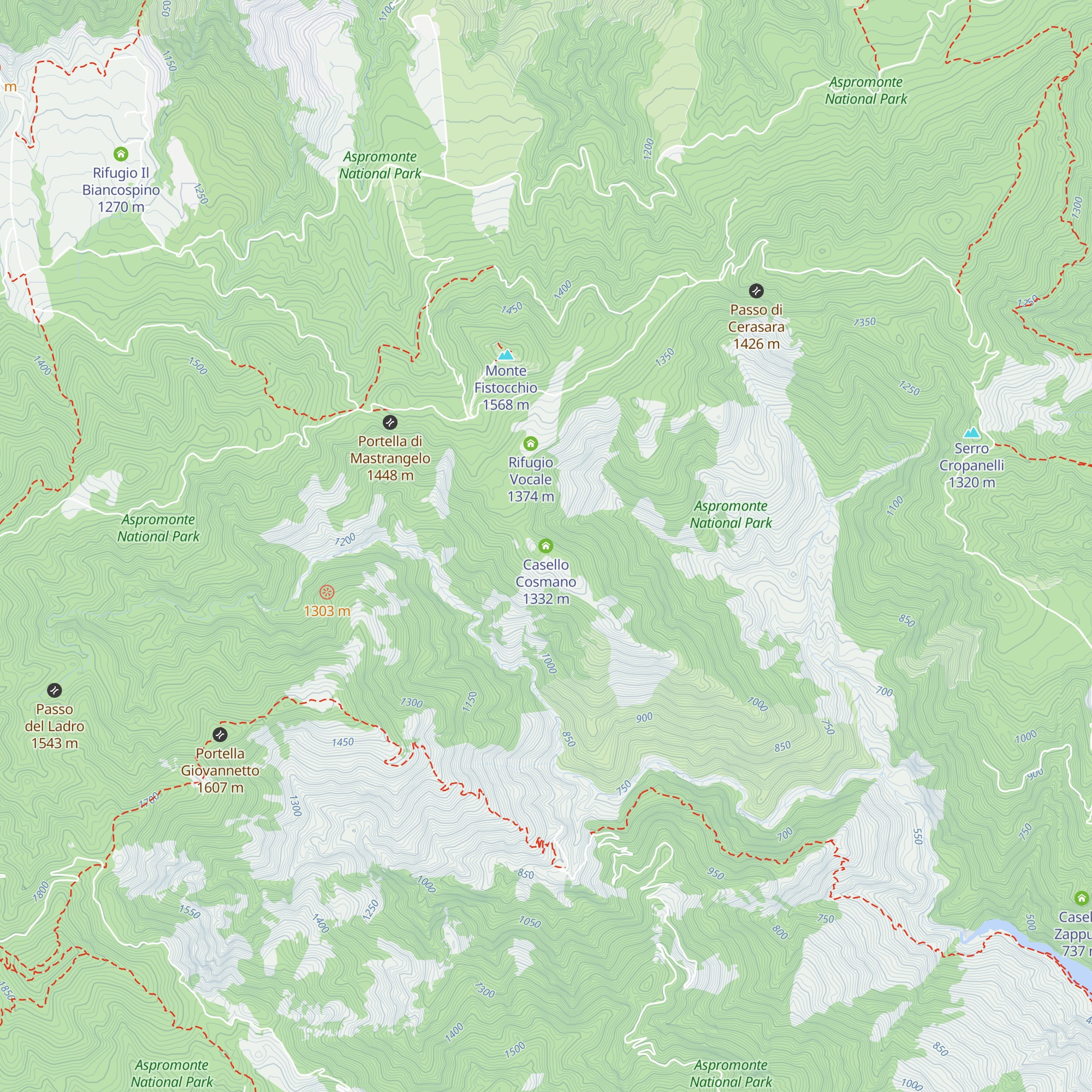 Casello Cosmano map