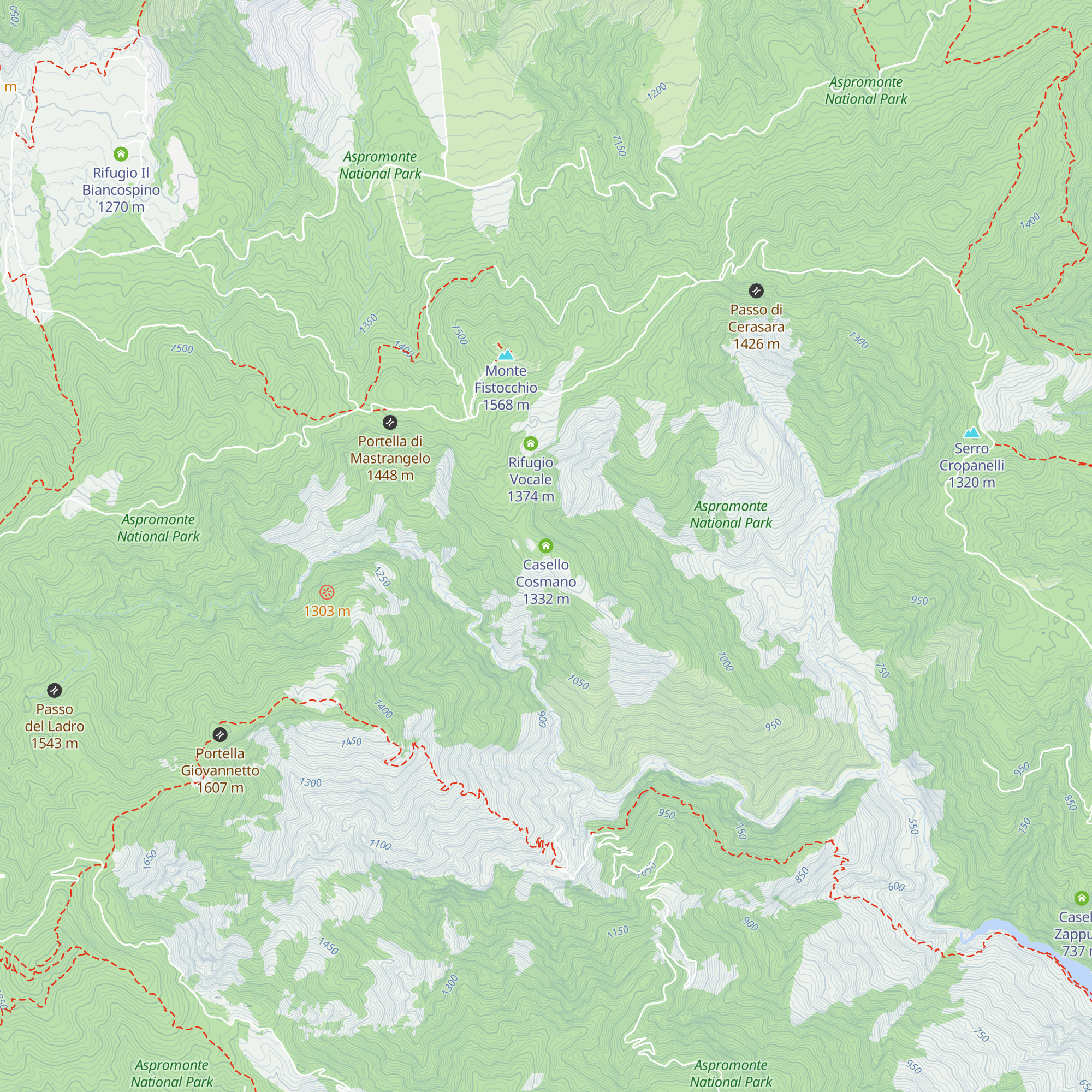 Casello Cosmano map