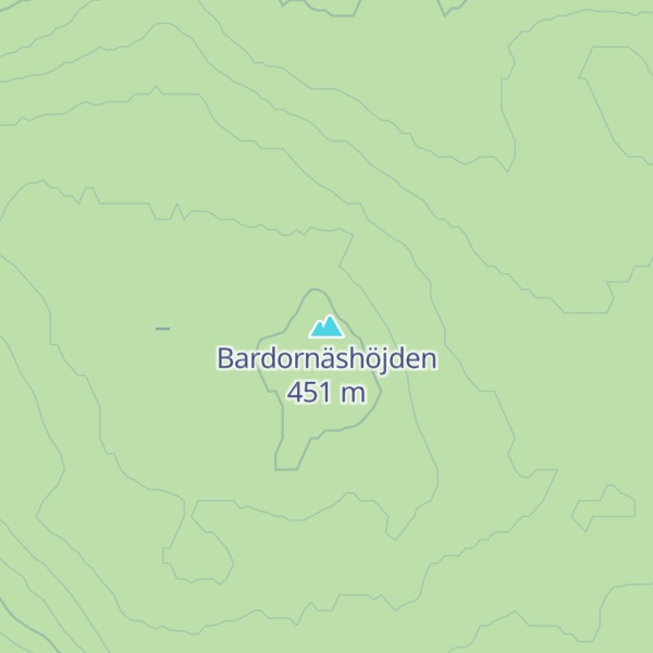Map of Bardornäshöjden