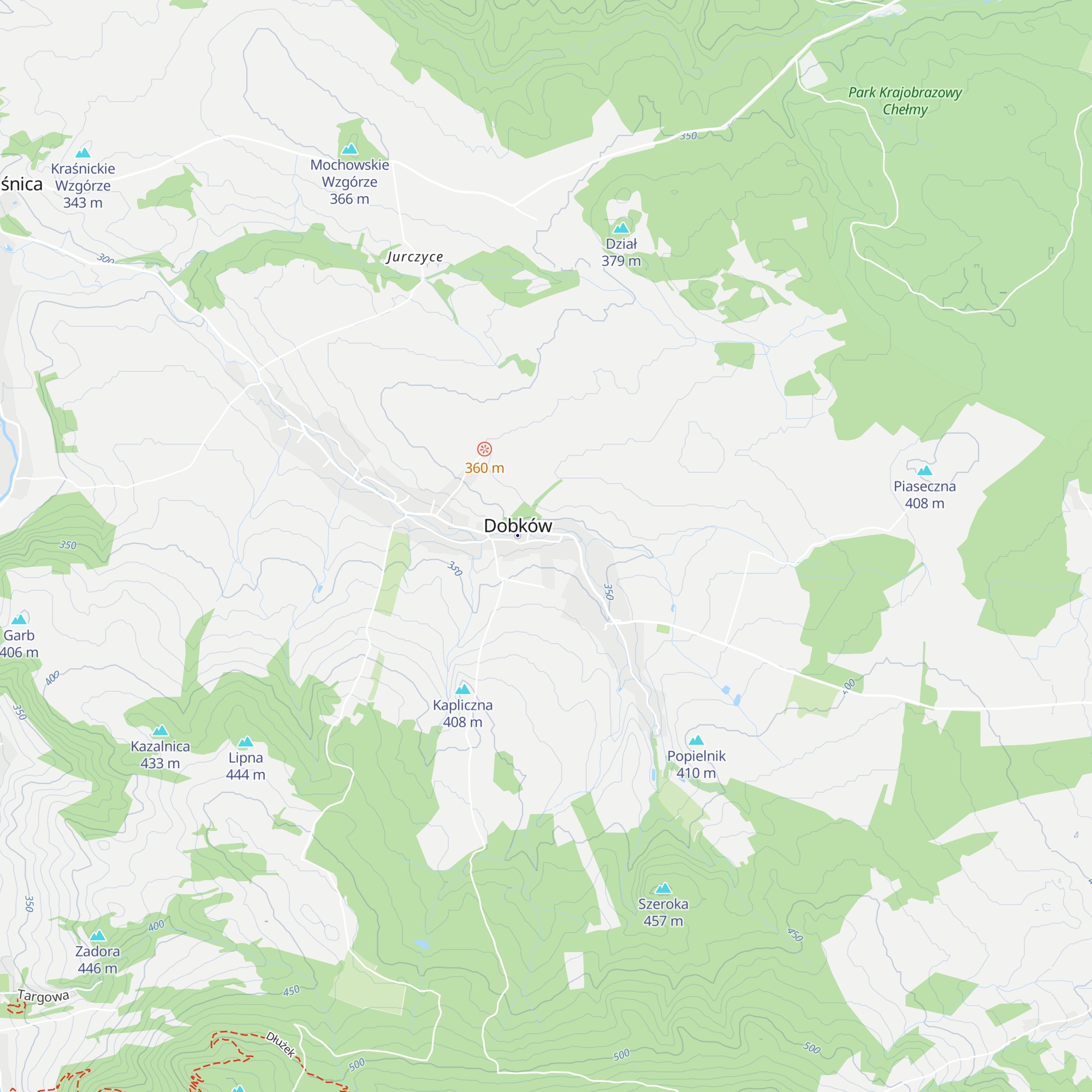 Schronisko Młodzieżowe w Dobkowie (tymczasowo zamknięte) map