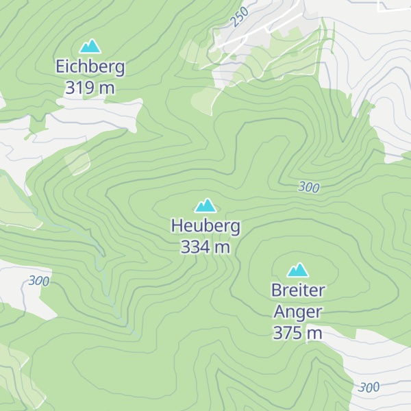 Map of Heuberg