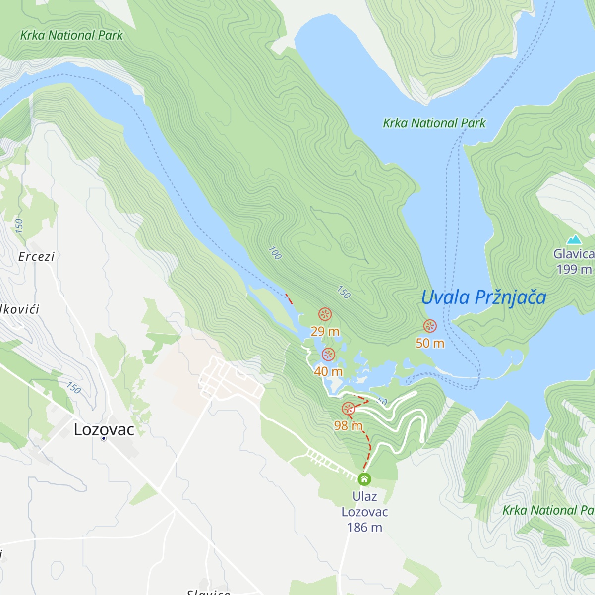Recepcija map