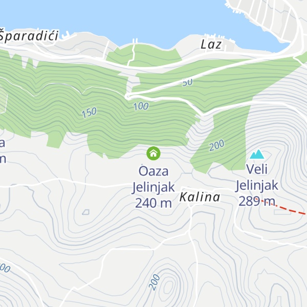 Map of Oaza Jelinjak