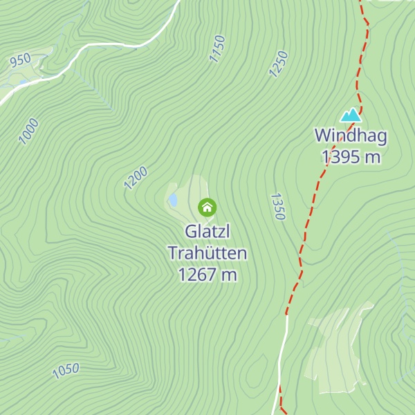 Map of Glatzl Trahütten