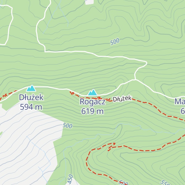 Map of Rogacz