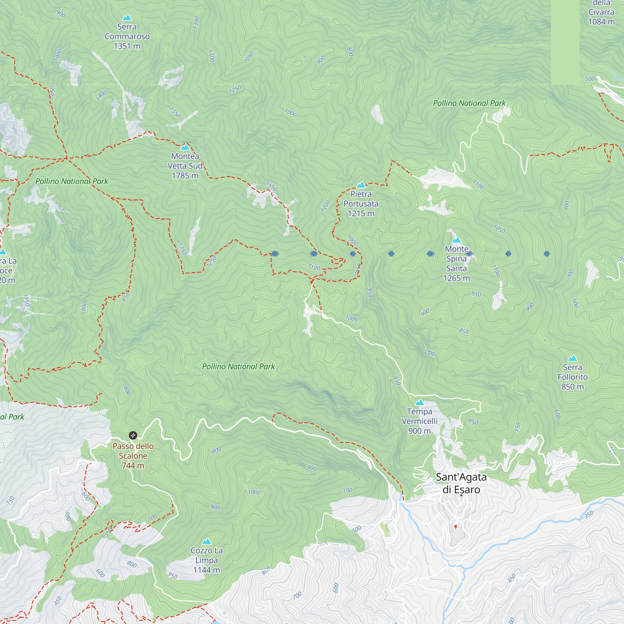 Rifugio Le Vasche map
