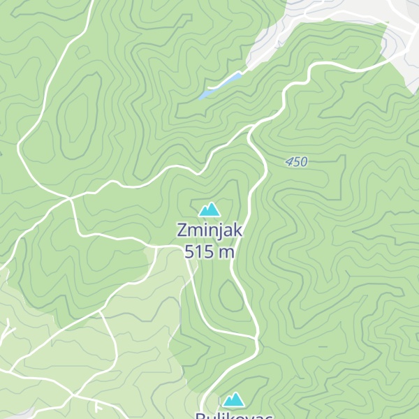 Map of Zminjak