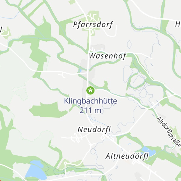 Map of Klingbachhütte