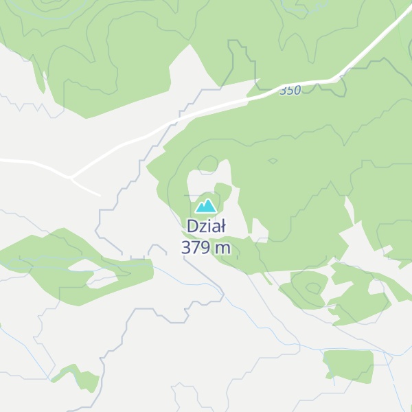 Map of Dział