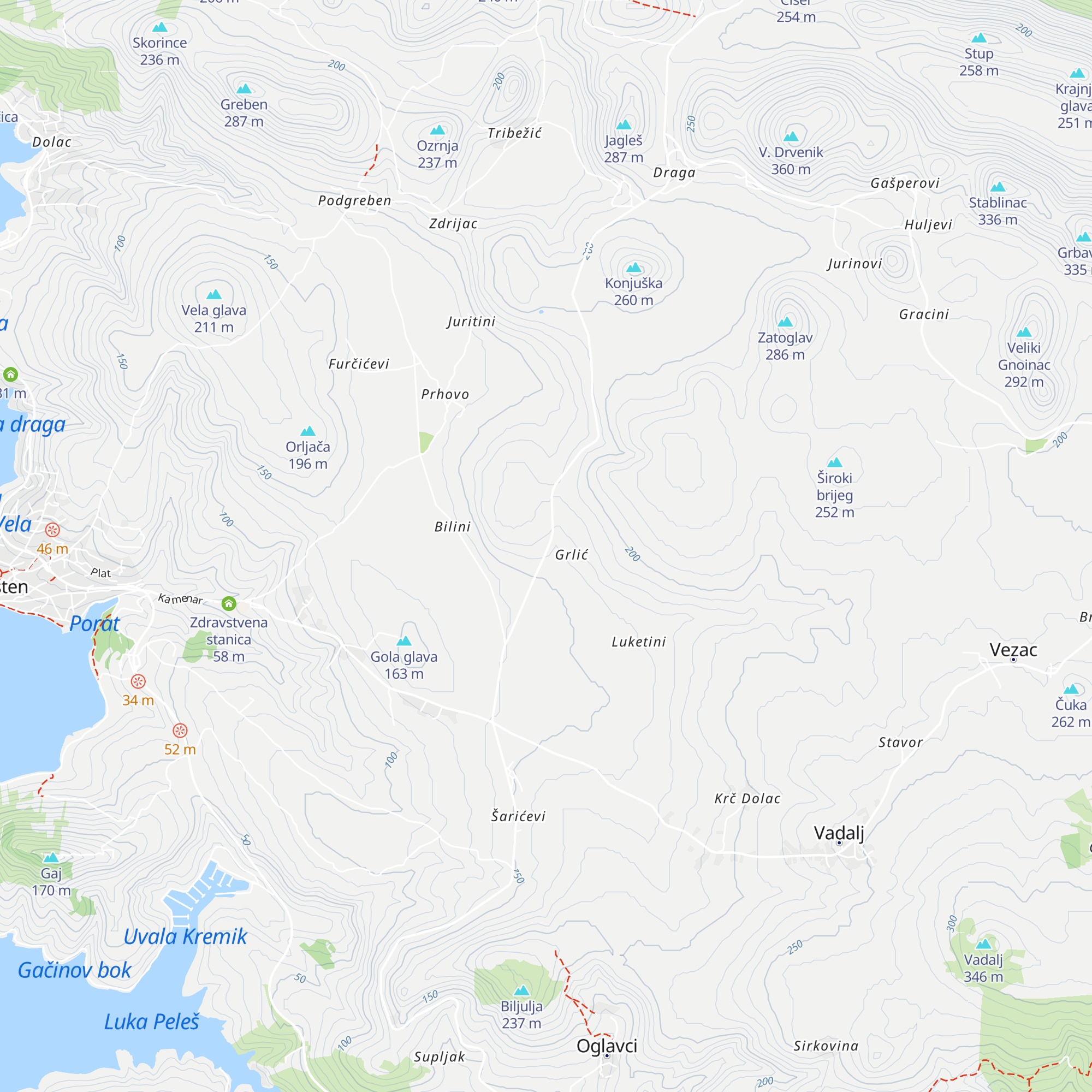 Uljara map