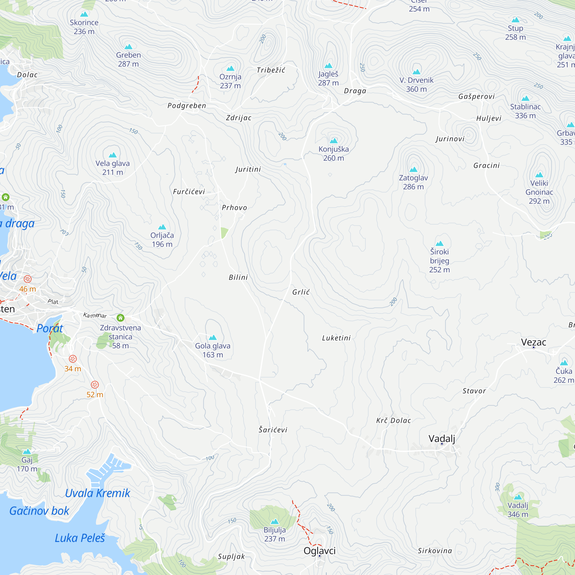 Uljara map