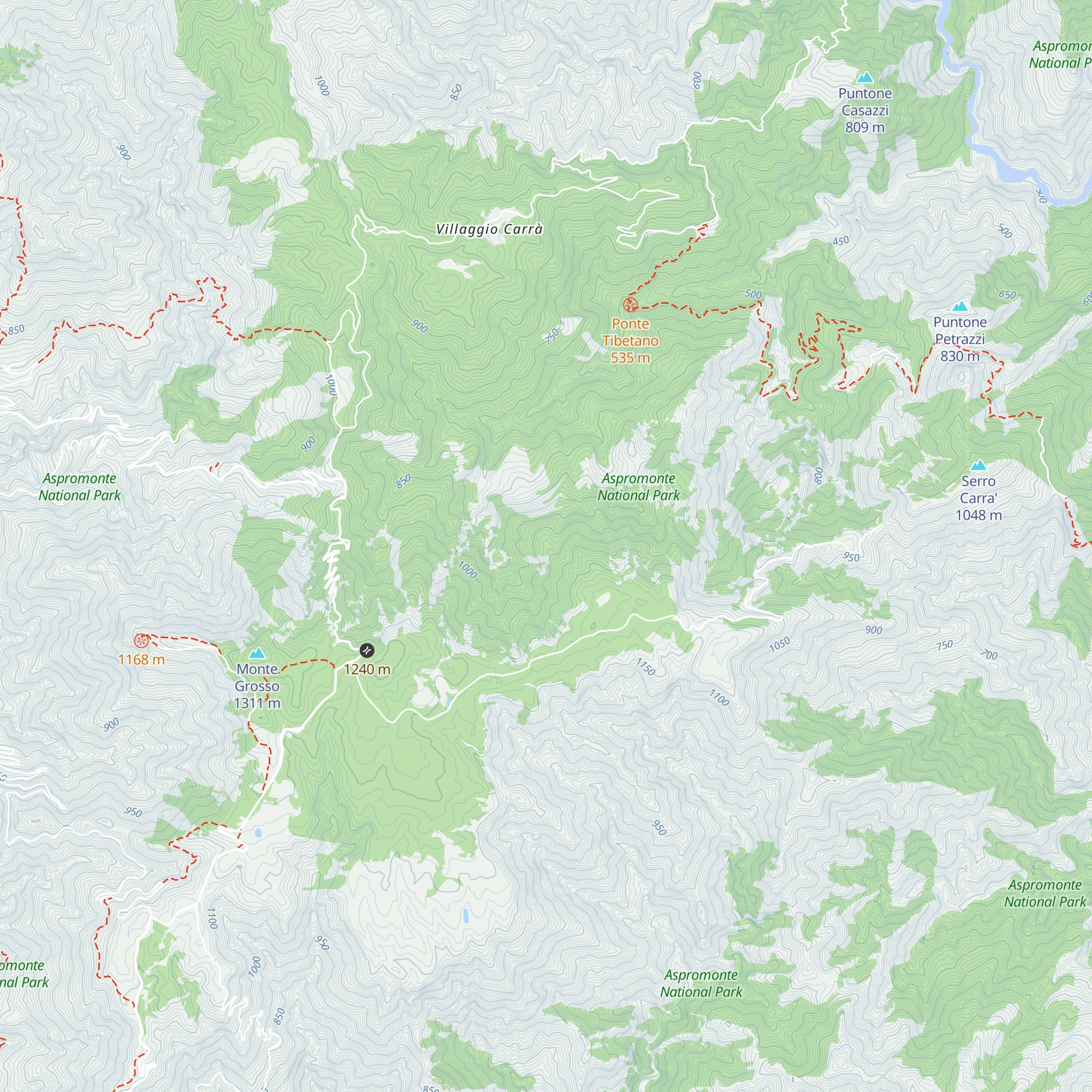 Casello Survia map