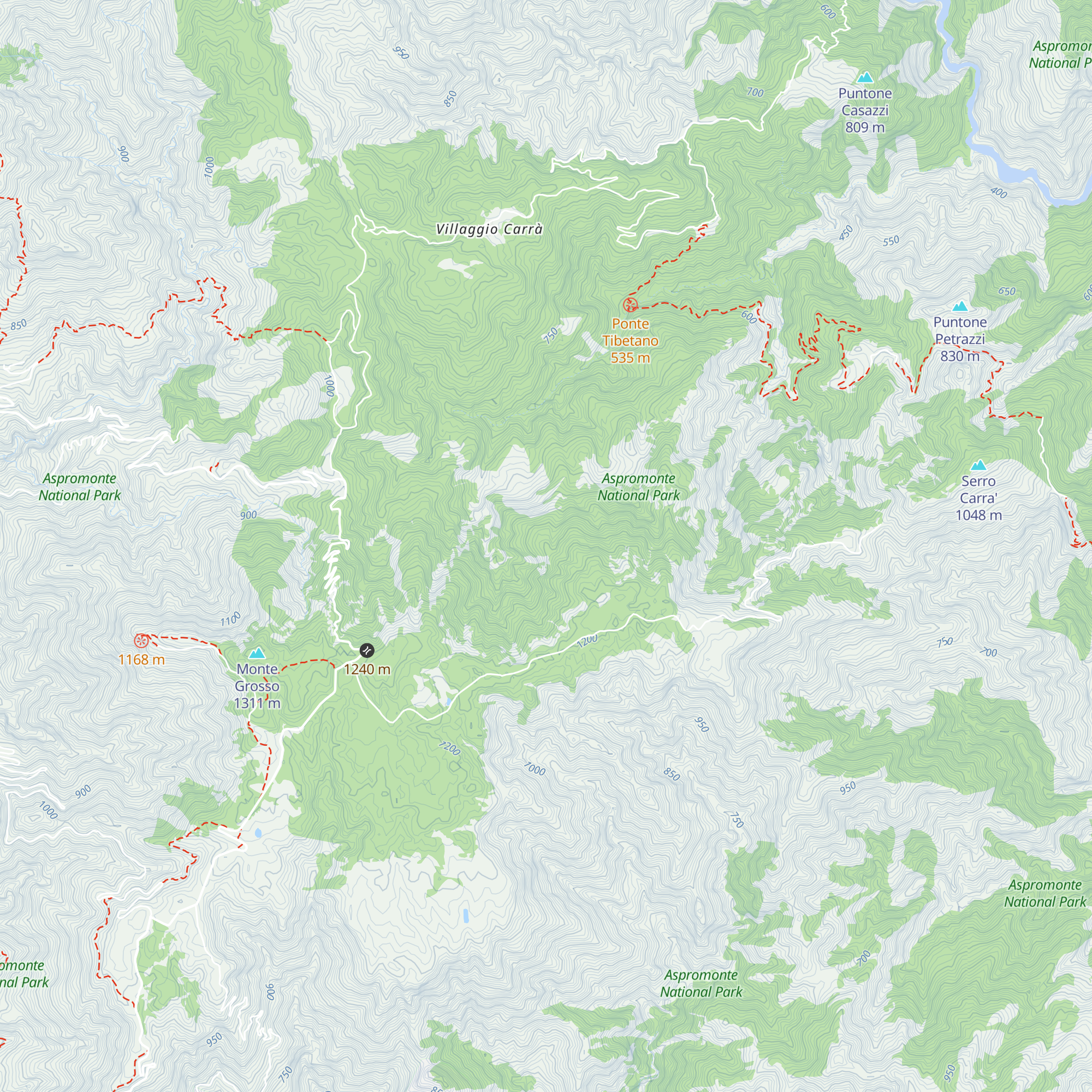Casello Survia map