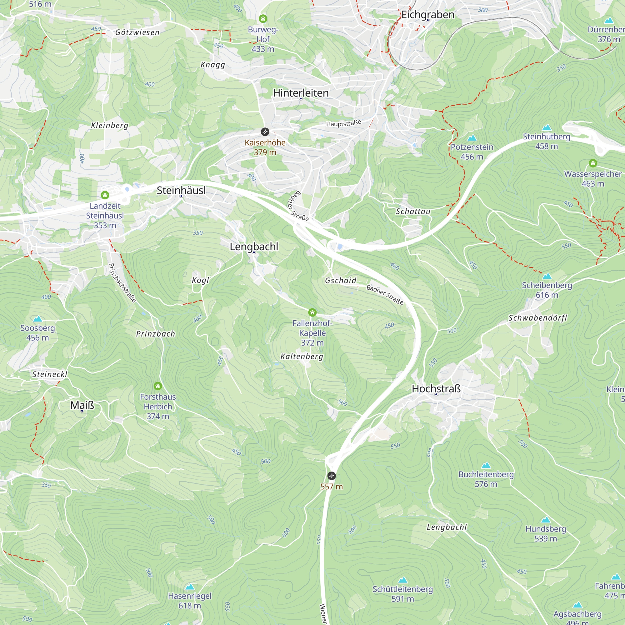 Fallenzhof-Kapelle map