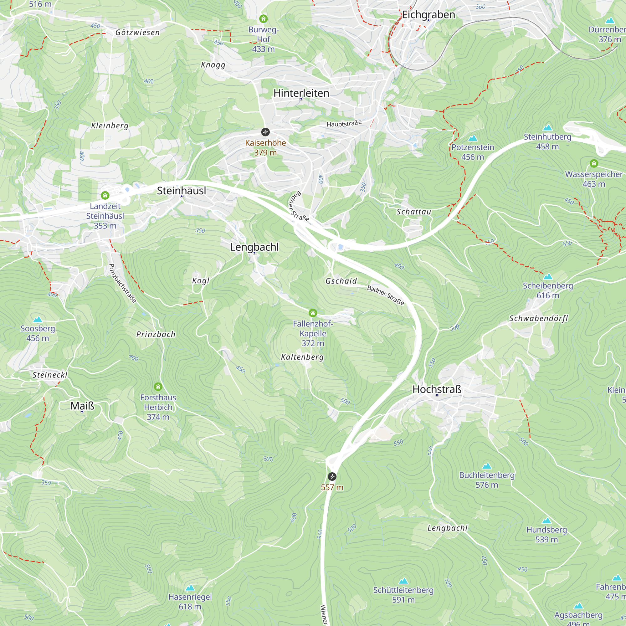 Fallenzhof-Kapelle map