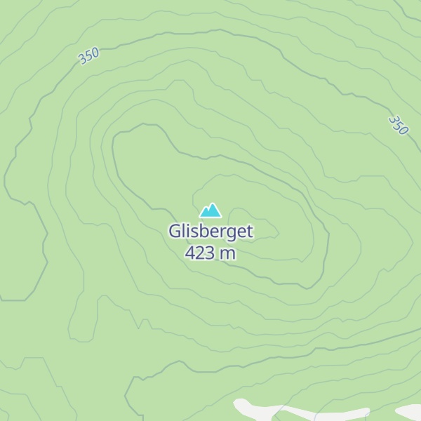 Map of Glisberget