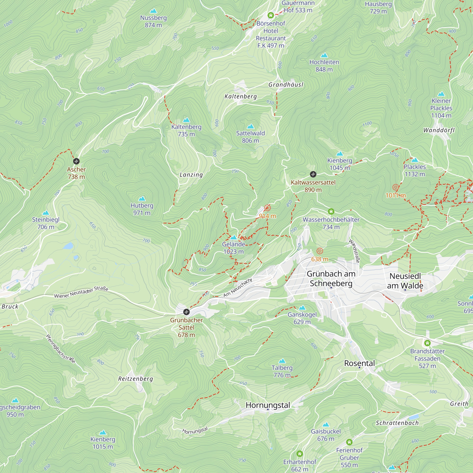 Stützpunkt der NÖ Berg- und Naturwacht map