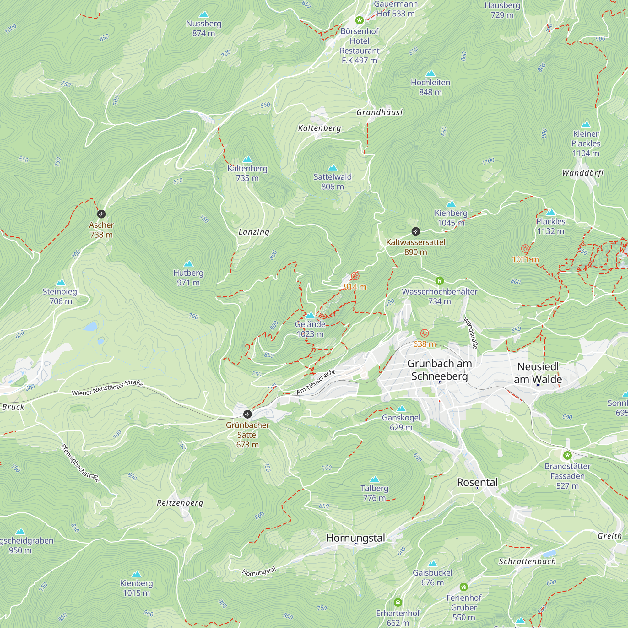 Stützpunkt der NÖ Berg- und Naturwacht map