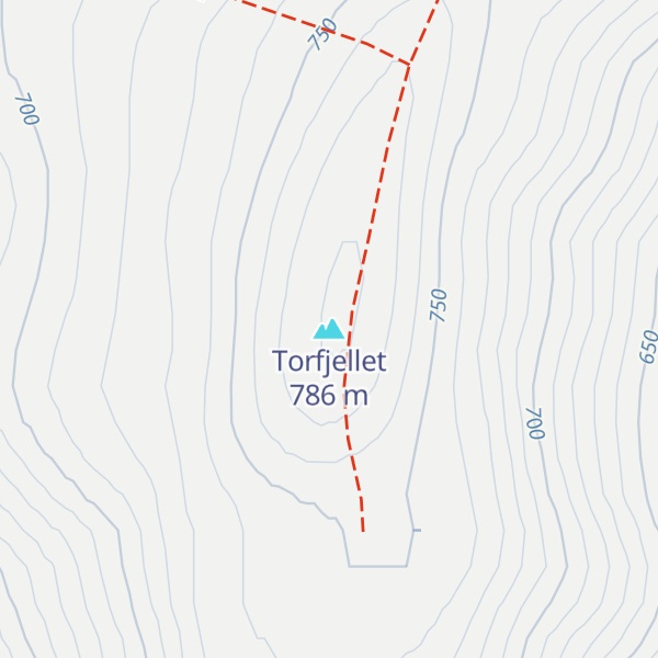 Map of Torfjellet